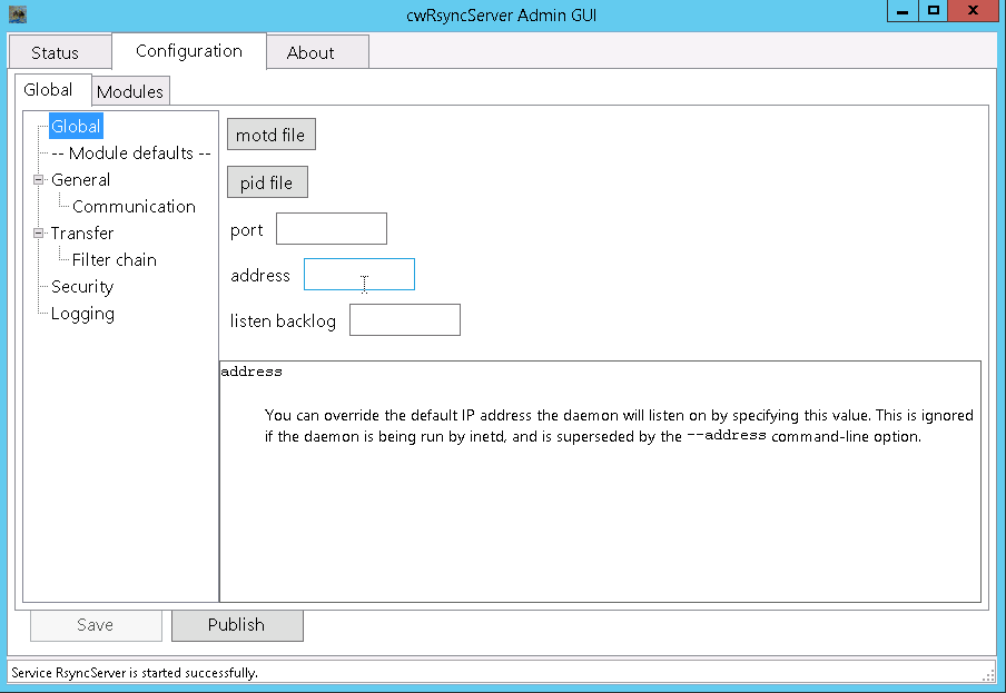 cwRsync Rsync for Windows